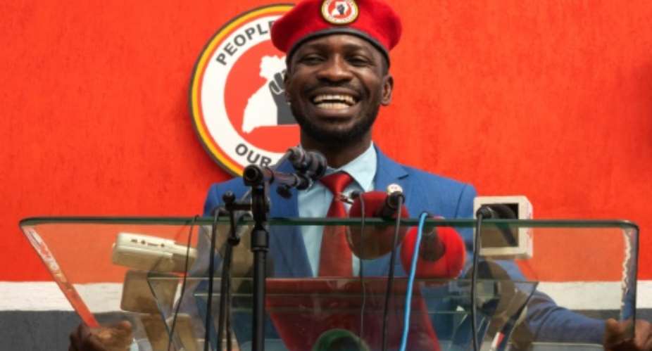 Ugandan singer-turned-politician Bobi Wine has been arrested numerous times in recent years.  By Badru KATUMBA AFPFile