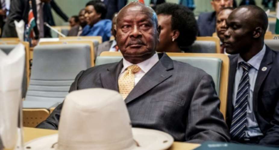 Uganda's President Yoweri Museveni Museveni once said leaders who overstayed were the root of Africa's problems..  By EDUARDO SOTERAS AFPFile