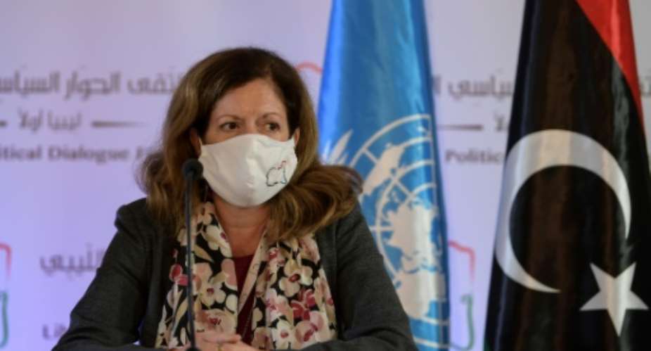 UN acting envoy to Libya Stephanie Williams says Libya talks underway in Tunisia are the best opportunity to end the division' of the conflict-hit oil-rich North African country.  By Fethi Belaid AFP
