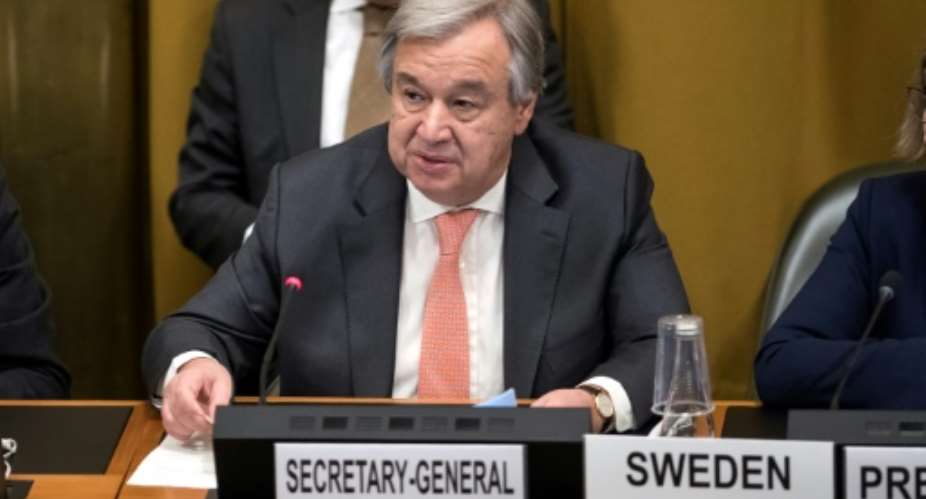 UN chief Antonio Guterres asked the DRC government to ensure that basic human rights are respected.  By Jean-Guy PYTHON AFPFile
