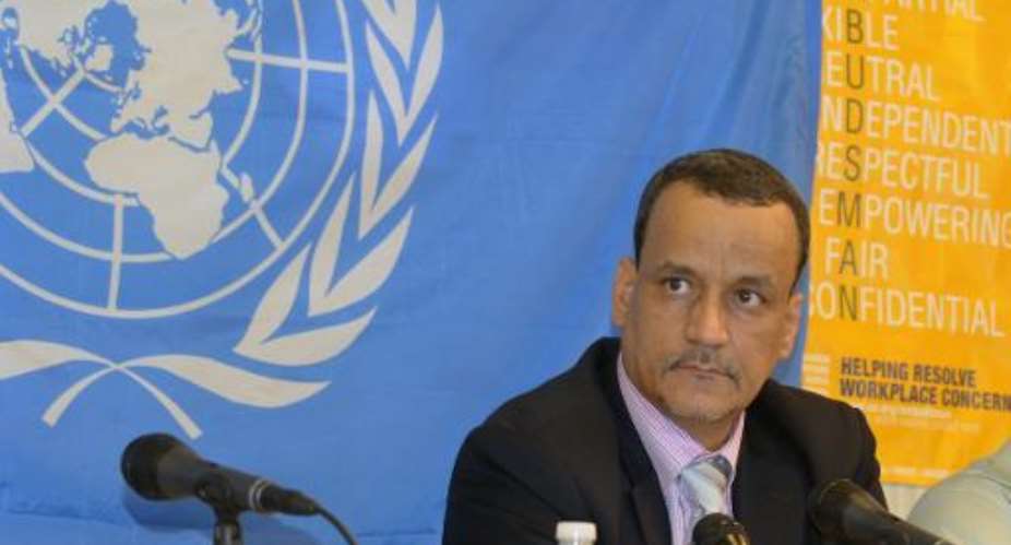 Ismail Ould Cheikh Ahmed is to take over the Yemen peace process after serving for four months as the head of the UN Ebola mission in Ghana.  By Zoom Dosso AFPFile