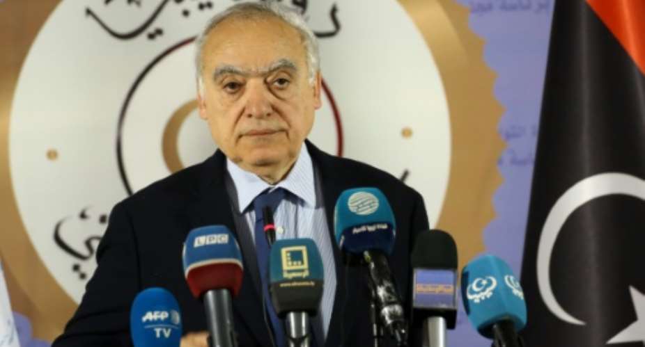 UN envoy Ghassan Salame was forced to postpone a national conference aimed at holding elections in Libya after forces under commander Khalifa Haftar launched an offensive to take Tripoli.  By Mahmud TURKIA AFPFile