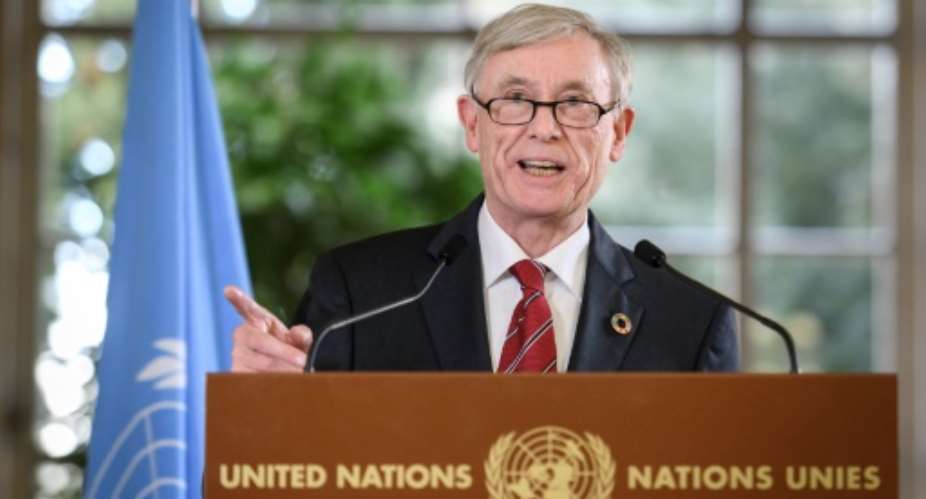 UN envoy Horst Koehler, a former German president, is leading a diplomatic push to end the Western Sahara conflict.  By Fabrice COFFRINI AFPFile