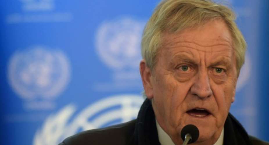UN envoy Nicholas Haysom renewed his criticism of Somalia's government two days after he was expelled.  By SHAH MARAI AFPFile
