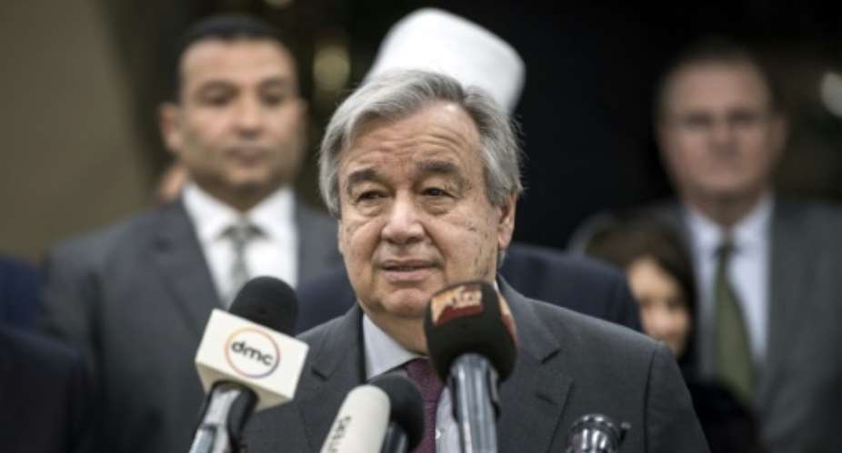 UN Secretary-General Antonio Guterres flew into Libya ahead of a planned conference aimed at paving the way for elections to end years of chaos.  By Khaled DESOUKI AFP