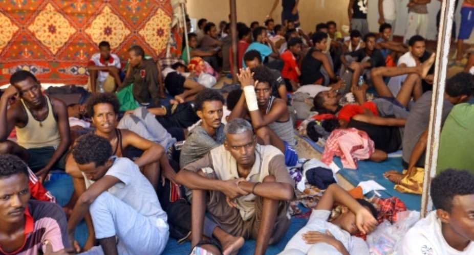 UN Secretary-General Antonio Guterres says the number of migrants held in detention in Libya has increased over the past six months.  By Mahmud TURKIA AFPFile
