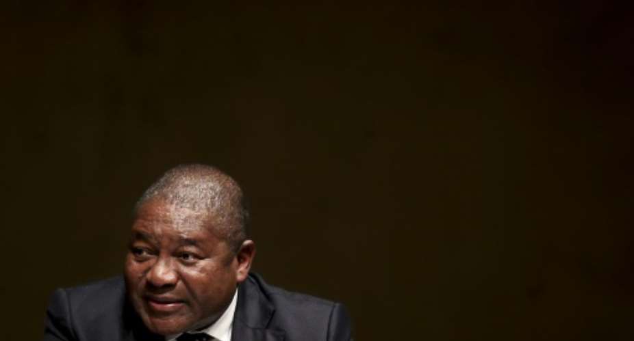 Under the Mozambican constitution, Filipe Nyusi cannot seek a third term as president.  By FILIPE AMORIM AFP