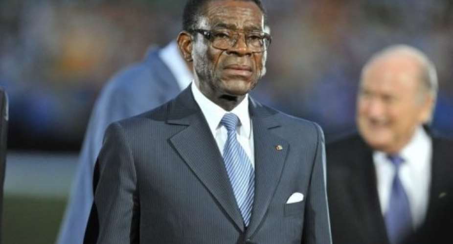Teodoro Obiang Nguema.  By Issouf Sanogo AFPFile