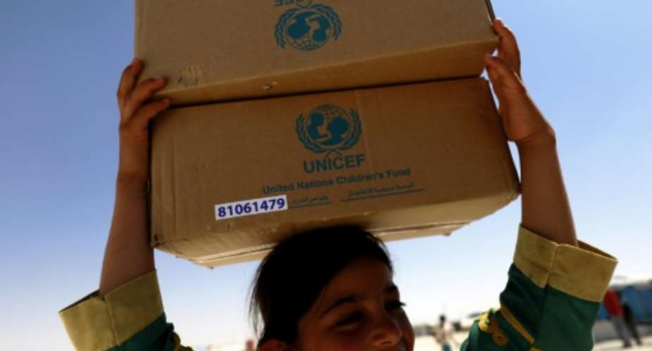 UNICEF warned that due to a funding gap, one million children will be severely affected by the incoming cold and rainy weather.  By Delil souleiman (AFP/File)
