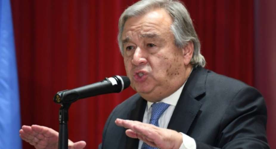 United Nations Secretary-General Antonio Guterres praised Liberians for the peaceful conduct of their presidential vote, and congratulated George Weah on his victory in the runoff election.  By Kazuhiro NOGI AFPFile