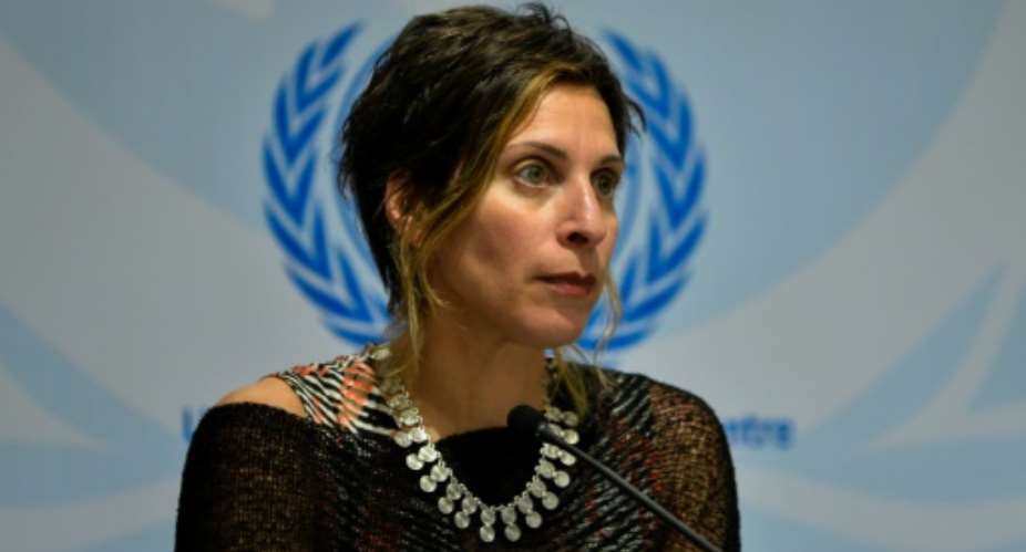 United Nations Special Rapporteur on the Right to Adequate Housing Leilani Farha, pictured April 2016, said she was shocked at the treatment of communities she visited during an official trip to Egypt.  By CHANDAN KHANNA AFPFile