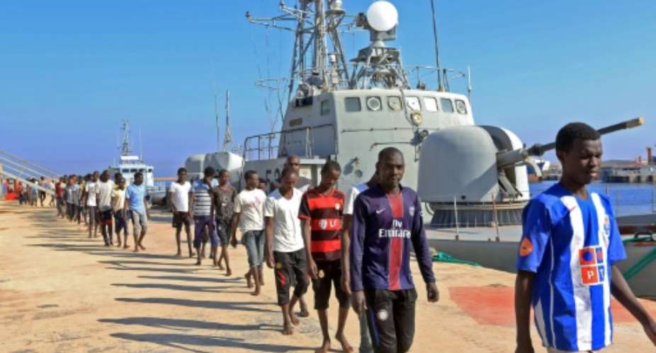 Until recently, Libya had been a major launching off point for migrants, most of them from African countries, trying to cross the Mediterranean to Europe.  By MAHMUD TURKIA AFPFile
