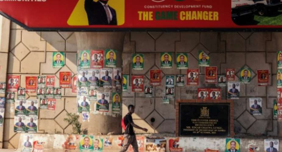 Up to 8.7 million Zambians are eligible to vote.  By GIANLUIGI GUERCIA (AFP)