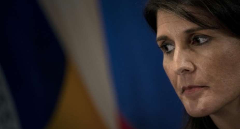 US Ambassador to the UN, Nikki Haley is pushing for an end to the conflict in South Sudan.  By Brendan Smialowski AFPFile