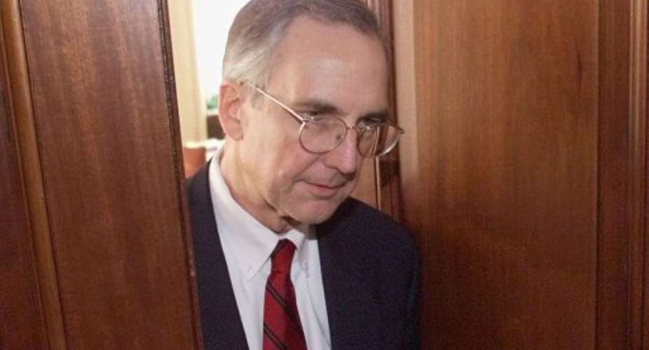 Livingston Group is run by former Representative Robert Livingston (pictured in 1998), Republican of Louisiana.  By Luke Frazza (AFP/File)