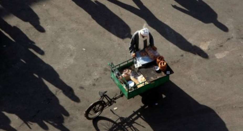Egypt has seen its economy worsen since Mubaraks overthrow in February 2011.  By Mahmud Hams (AFP/File)