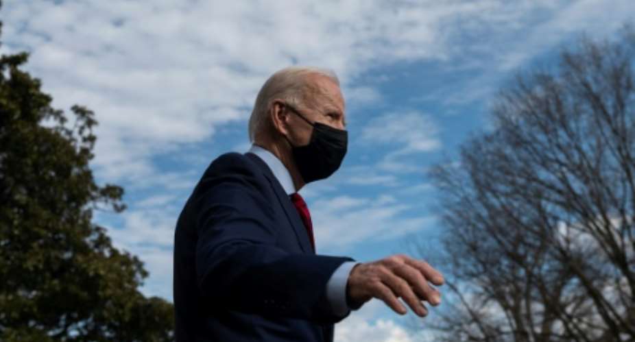US President Joe Biden hailed his country's announcement of its third available vaccine, but said the nation's battle was far from over.  By ANDREW CABALLERO-REYNOLDS AFP