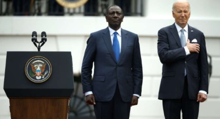 US President Joe Biden hosted his Kenyan counterpart William Ruto last week.  By CHIP SOMODEVILLA (GETTY IMAGES NORTH AMERICA/AFP/File)