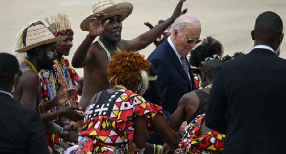 US President Joe Biden is the first US president to travel to Angola.  By ANDREW CABALLERO-REYNOLDS (AFP)