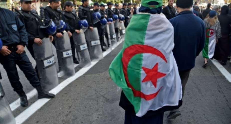 Vast demonstrations broke out in Algeria in February last year after then-president Abdelaziz Bouteflika announced a bid for a fifth term after 20 years in power.  By RYAD KRAMDI AFPFile