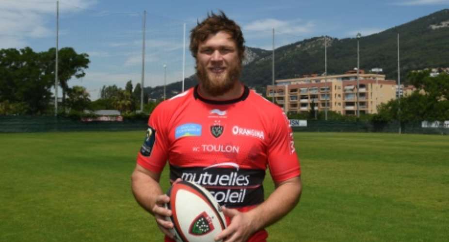 Star Springbok forward Duane Vermeulen, pictured on June 18, 2015, will have a neck operation Wednesday and then face a race against the clock to be fit for the 2015 Rugby World Cup in England.  By Boris Horvat AFPFile