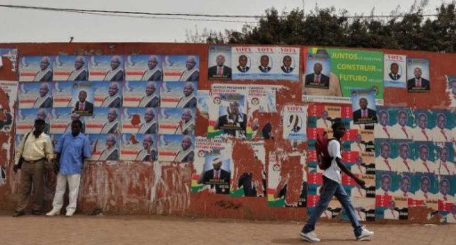 The election is being held up as a test of Guinea-Bissau's commitment to stability.  By Issouf Sanogo AFP