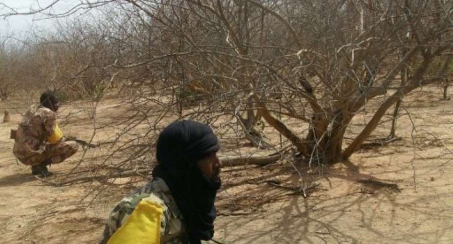 Malian troops in the countrys Wagadou forest in July 2011.  By Serge Daniel (AFP/File)