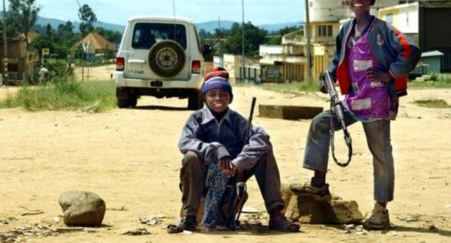 The UN believes hundreds of thousands of children are being forced to fight at gunpoint around the world.  By Marco Longari (AFP/File)