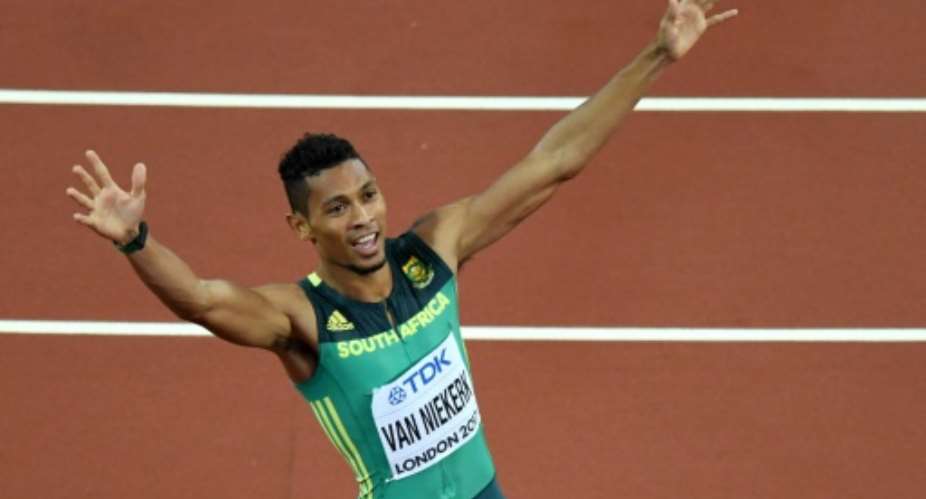 Wayde Van Niekerk took silver in the final of the mens 200m at the 2017 but has been injured  for the two years since.  By Antonin THUILLIER (AFP/File)