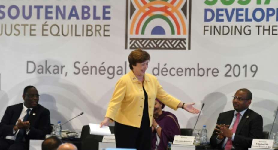 We have to dispel the perceived riskiness of investment in Africa, Georgieva said.  By SEYLLOU AFP