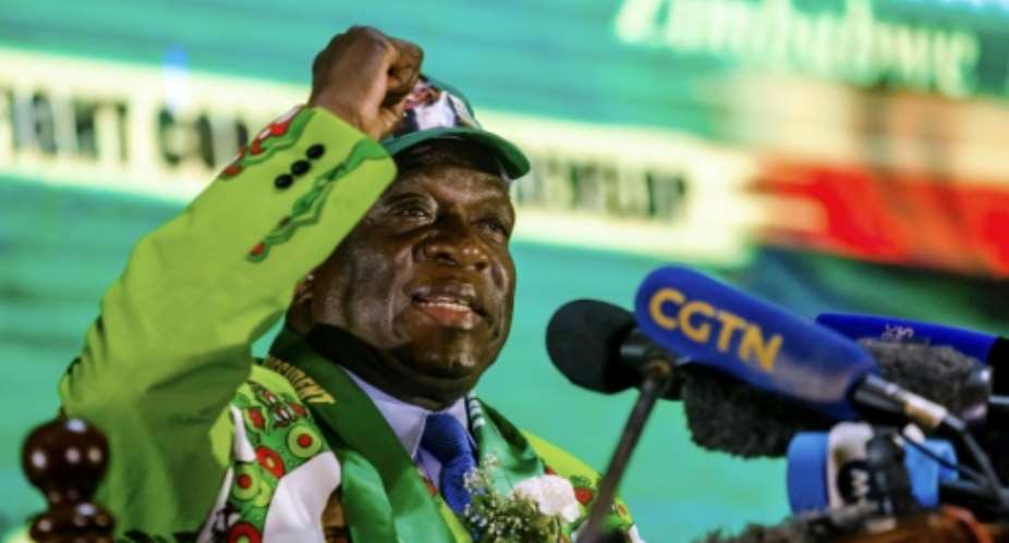 'We must win hearts and minds': Zimbabwe's President Mnangagwa.  By Jekesai NJIKIZANA AFP