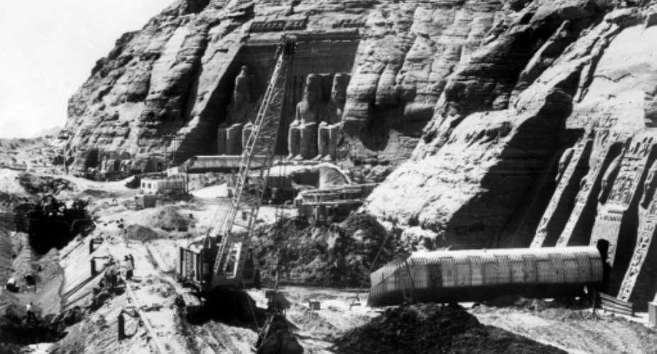 When Egyptian president Gamal Abdel Nasser determined to dam the Nile in the 1960s, an enormous international operation was launched to rescue the twin great temples of Abu Simbel from the rising waters of what is now Lake Nasser.  By  AFPFile