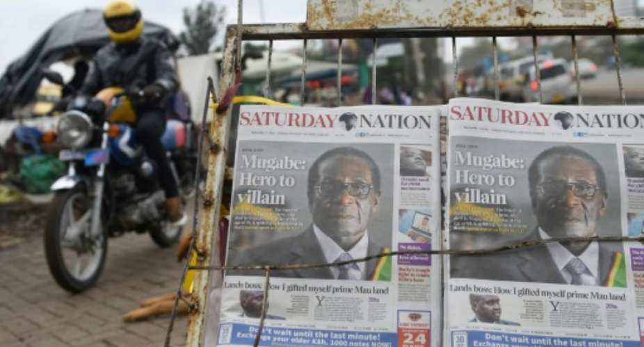 While Mugabe is hailed for having led Zimbabwe to independence, some people blame him for having wrecked the country's economy.  By SIMON MAINA AFP