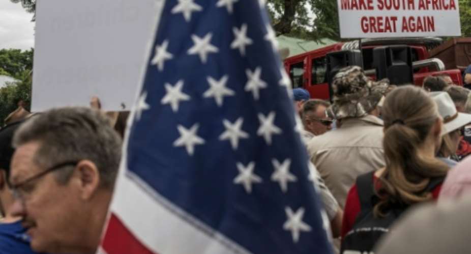 White Afrikaners make up most of South Africas 7.3 percent white population.  By MARCO LONGARI (AFP/File)