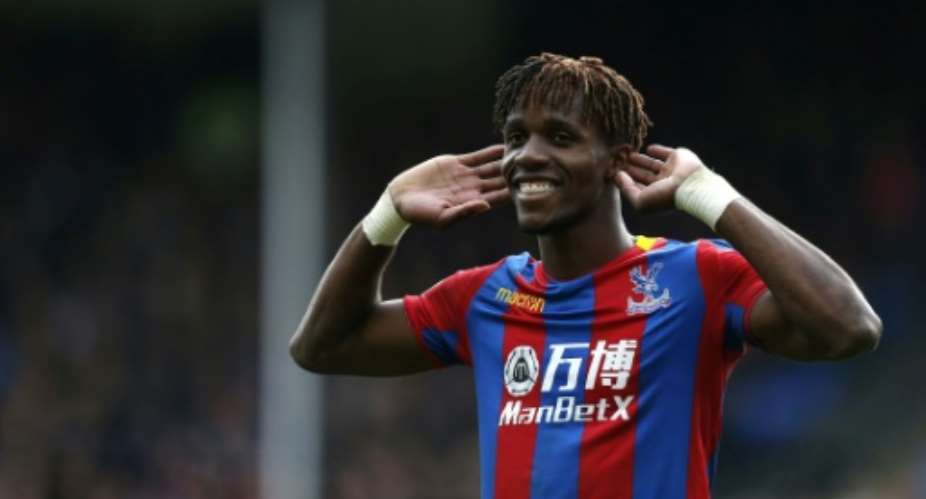 Wilfried Zaha has never played for the Ivory Coast, which he left with his family when he was just four.  By Ian KINGTON AFPFile