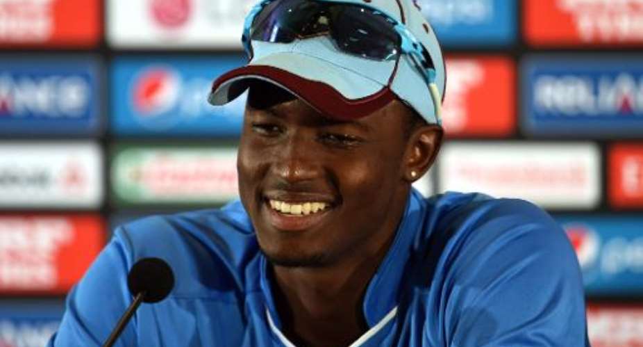 West Indies captain Jason Holder speaks at a press conference in Christchurch, on February 20, 2015.  By William West AFPFile