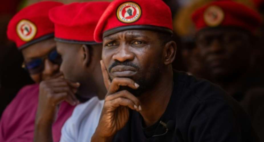 Wine told AFP he felt emboldened by the recognition granted to Bobi Wine: The People's President.  By BADRU KATUMBA AFPFile