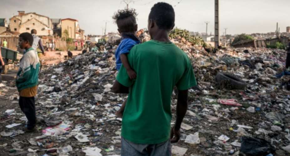 With a poverty rate of 76.2 percent, the former French colony of Madagascar is one of the worlds poorest countries, according to World Bank data.  By RIJASOLO (AFP)