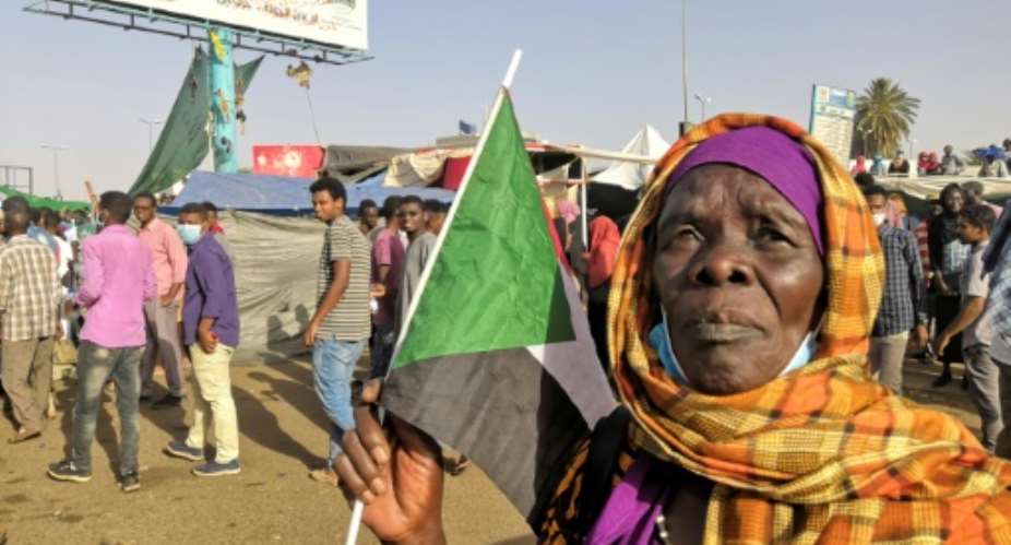Women have been at the forefront of the demonstrations in Sudan.  By - AFP