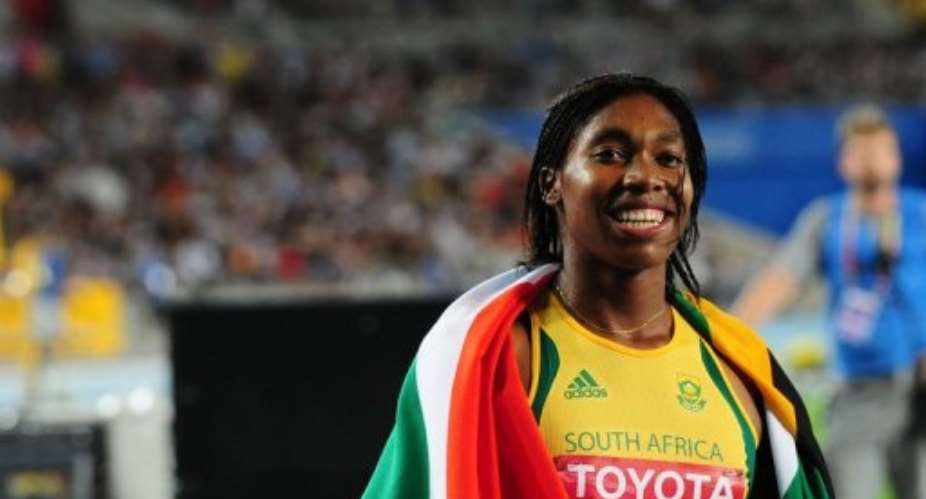 Caster Semenya.  By Mark Ralston (AFP/File)