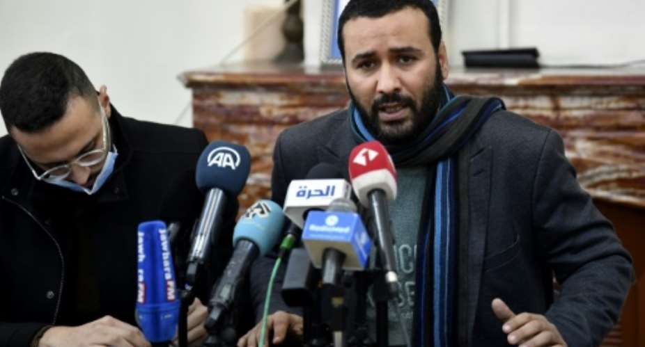 Yassine Jelassi, president of the Tunisian National Journalists' Union SNJT, said a security mentality is running the state.  By FETHI BELAID AFP