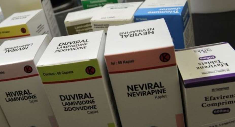 Anti-retroviral drugs for HIV patients are pictured in November 2012.  By Romeo Gacad (AFP/File)