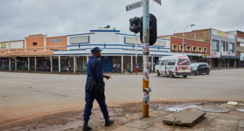 Zimbabwean authorities warned people to ignore a call to demonstrate to demand the president leave power.  By Zinyange Auntony (AFP)