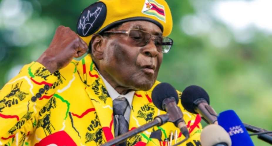 Zimbabwe's former president Robert Mugabe celebrated his 94th birthday Saturday with a private black-tie party hosted by his family, three months after he was ousted from power.  By Jekesai NJIKIZANA AFPFile