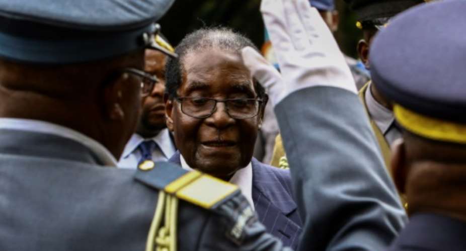 Zimbabwe's President Robert Mugabe, 92, has been in power since independence from British colonial rule in 1980.  By Jekesai Njikizana AFPFile