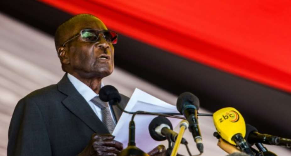 Zimbabwe's President Robert Mugabe lavished his sister-in-law with 60,000 on her birthday, a report said.  By Jekesai NJIKIZANA AFPFile