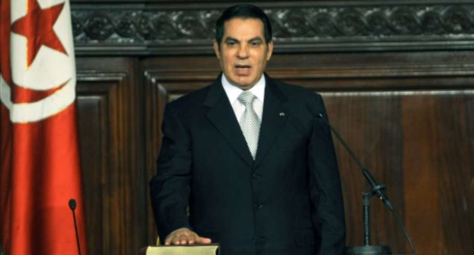 Zine El-Abidine Ben Ali ruled Tunisia with an iron fist for nearly a quarter of a century before his fateful flight to Saudi Arabia in the first of the Arab Spring revolutions of 2011.  By FETHI BELAID AFPFile