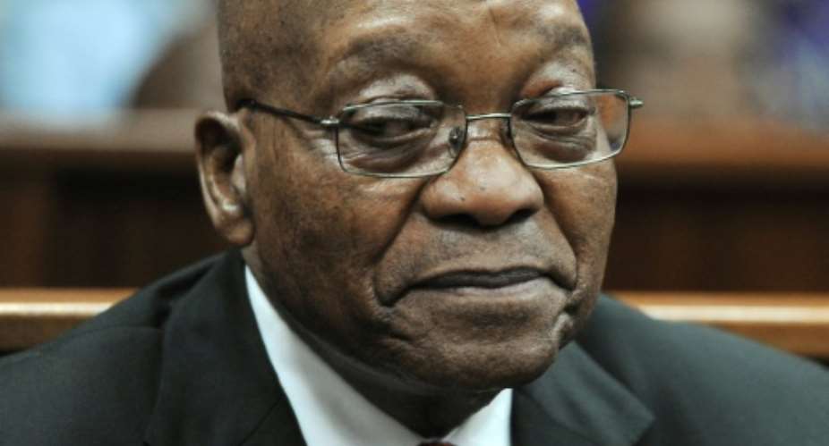Zuma's appearance in court is the culmination of a years-long odyssey -- the charges against him were dropped shortly before he became president.  By Felix Dlangamandla POOLAFP
