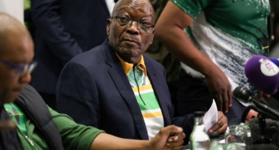 Zumas party is taking legal action, arguing the election results were rigged.  By Phill Magakoe (AFP)