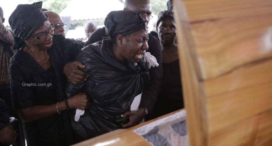 Pain and sorrow as Samuel Nuamah laid to rest Photos